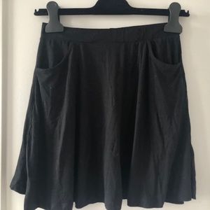 Asos Black Mini Skirt, Size Small